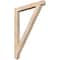 Ekena Millwork Traditional Arts & Crafts Smooth Bracket, Douglas Fir, 3 1/2"W x 34"D x 46"H BKT04X34X46TRA03SDF - alternate 1